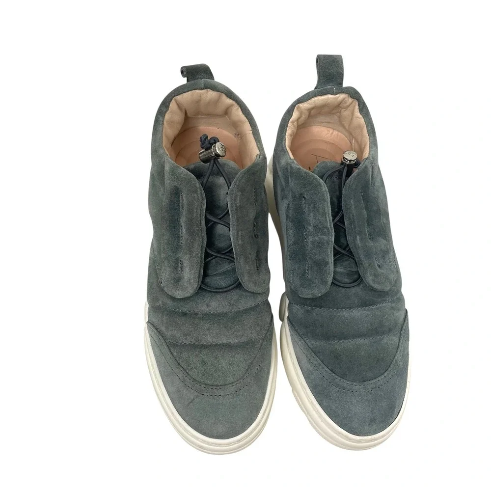 AGL Venus Suede Sneakers Size 37.5 sage green ATTILIO‎ GIUSTI LEOMBRUNI